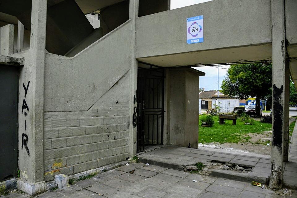 El lugar exacto donde cayó Franco Beloso. (Fuente: Sebastián Granata.)