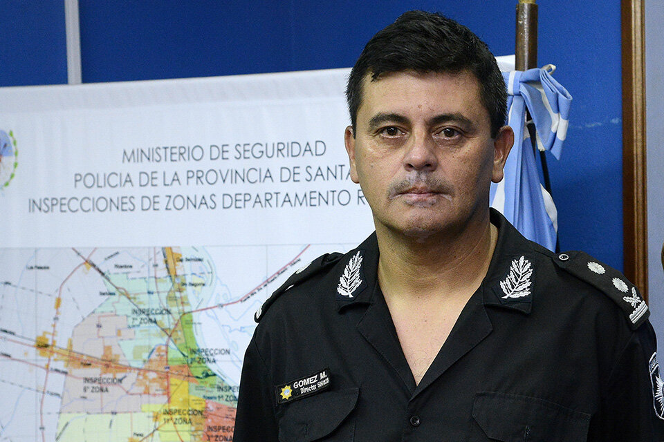 El ex jefe de la Policía de Rosario Marcelo Gómez. (Fuente: Andres Macera)