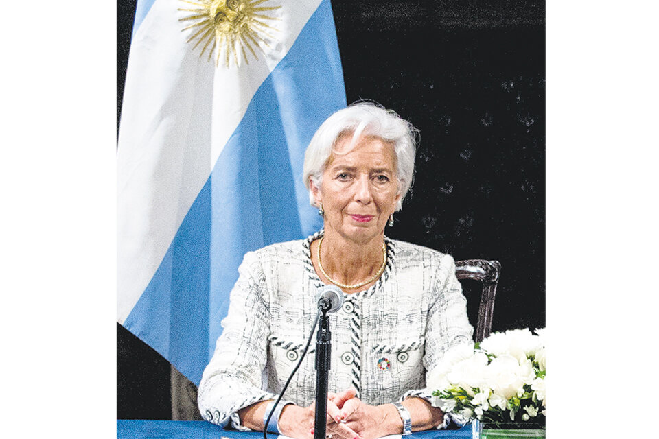 Christine 
Lagarde, 
exdirectora 
del FMI.