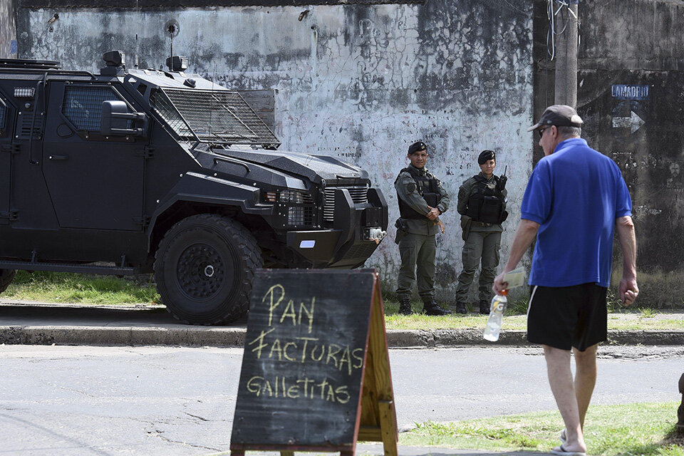 La crisis de inseguridad hizo necesario el refuerzo de Gendarmería en Rosario. (Fuente: Sebastián Granata)