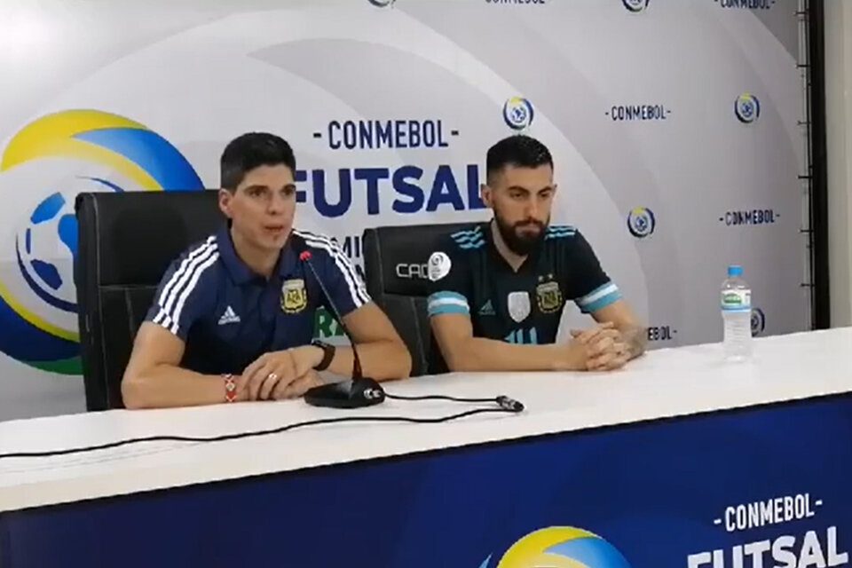 "Tenemos la espina clavada de la Copa América 2017", dijo Taborda (derecha).