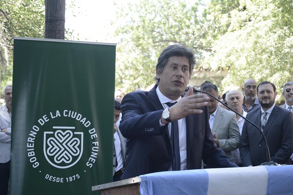 El intendente Santacroce destacó el apoyo del gobernador Perotti. (Fuente: Sebastián Joel Vargas)