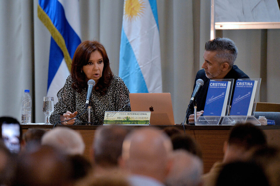 Cristina Kirchner presentó su libro Sinceramente en La Habana. (Fuente: AFP)