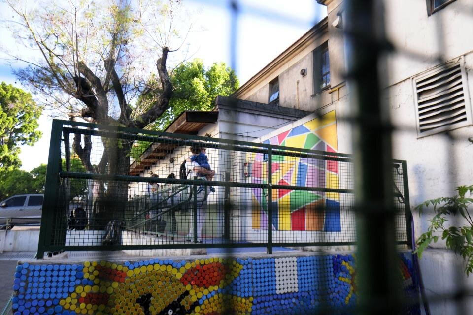 El Jardín Maternal del Hospital Ramos Mejía que el gobierno porteño quiere cerrar. (Fuente: Alejandro Leiva)