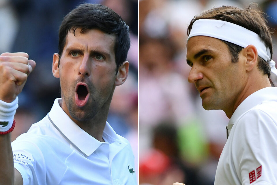 Djokovic aventaja a Federer en el historial de enfrentamientos entre ambos.