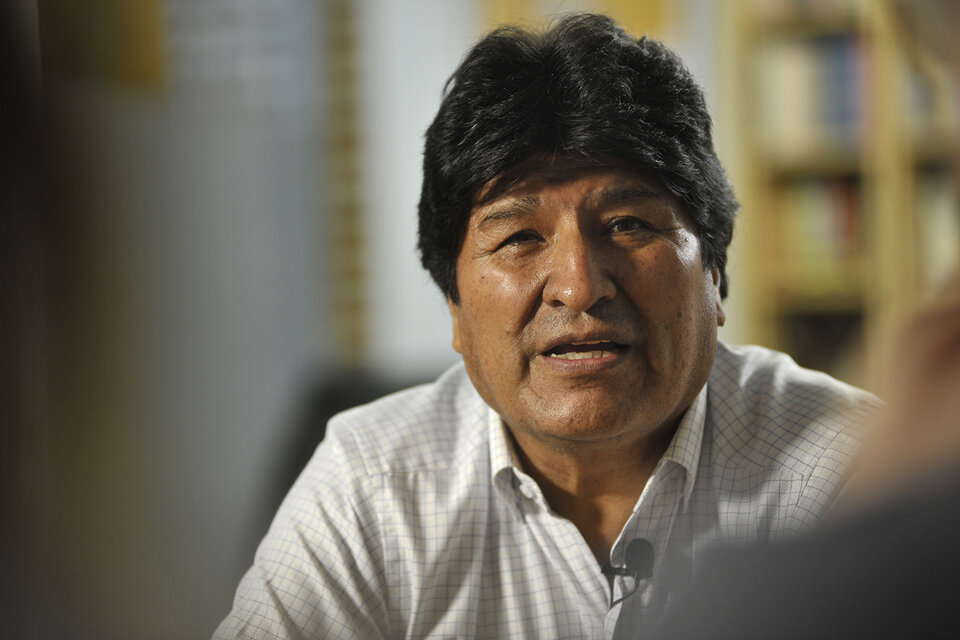 Evo Morales, proscripto. (Fuente: Adrián Pérez)