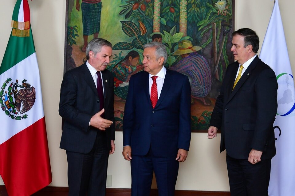 El Canciller visitó México en el mes de enero.