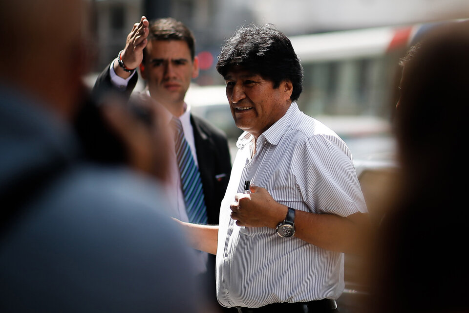 Evo Morales recibe el Honoris Causa en Tierra del Fuego