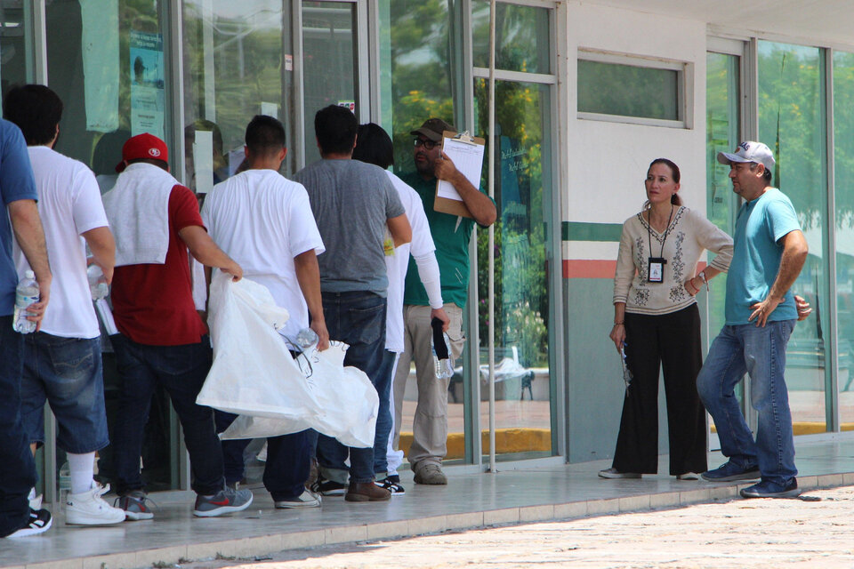 Migrantes deportados en Estados Unidos regresan a México.  (Fuente: EFE)