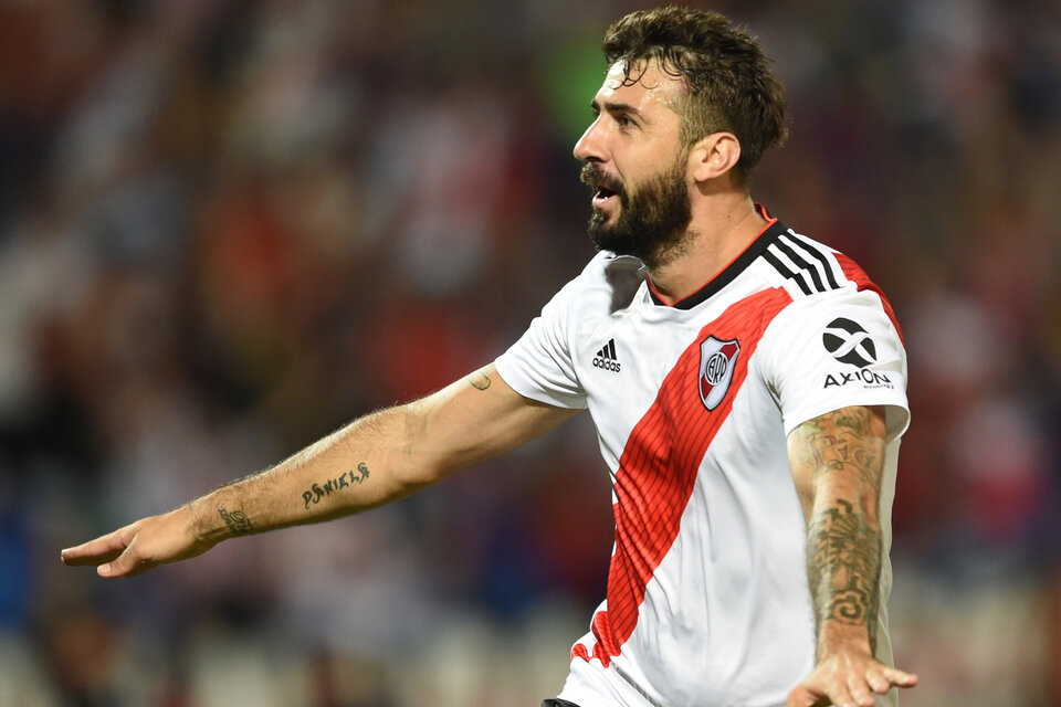 Lucas Pratto, desafectado por lesión. (Fuente: Fotobaires)