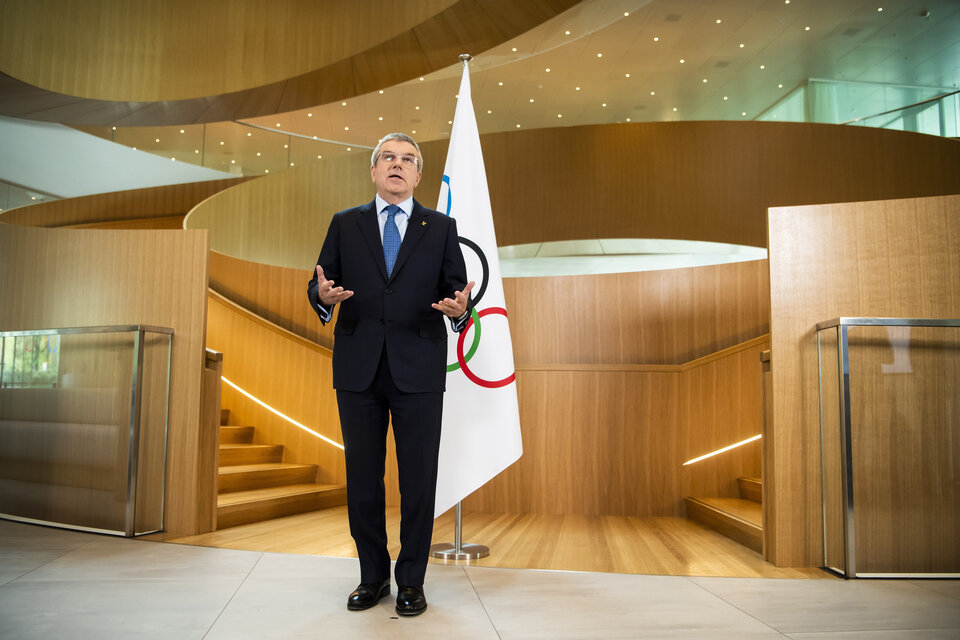 Thomas Bach, presidente del Comité Olímpico Internacional (COI). (Fuente: EFE)