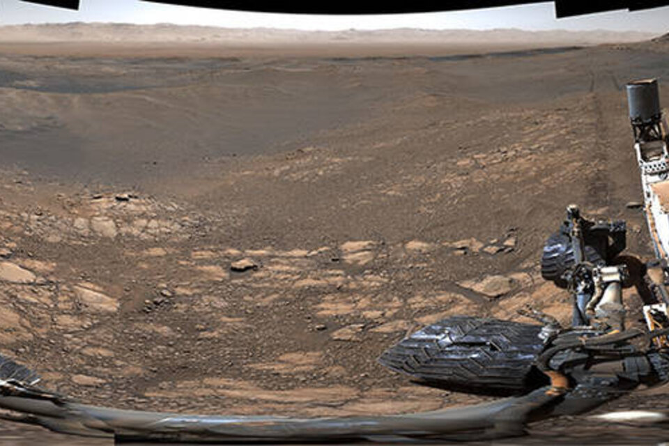 La NASA tomó una increíble foto de Marte. (Fuente: NASA)