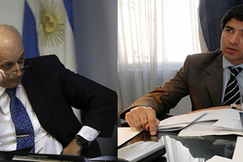 El procurador Eduardo Casal y el camarista Alejandro Slokar.  (Fuente: NA)