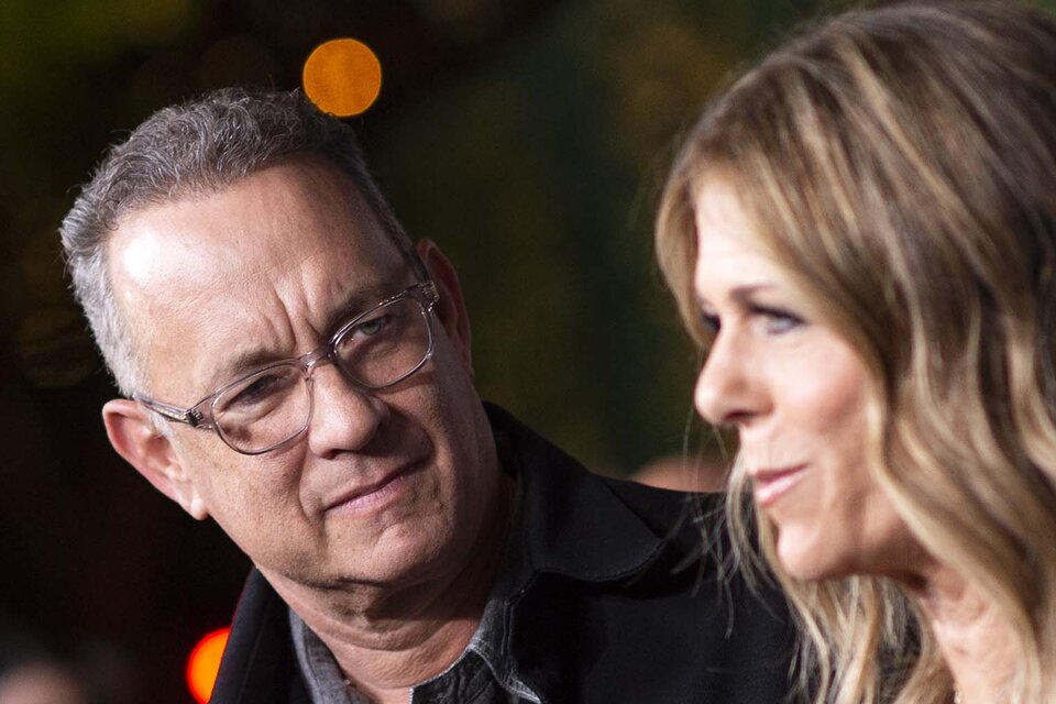 Tom Hanks y Rita Wilson tienen coronavirus (Fuente: AFP)