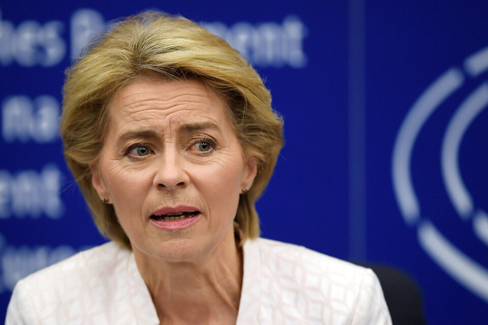 Ursula von der Leyen (Fuente: AFP)