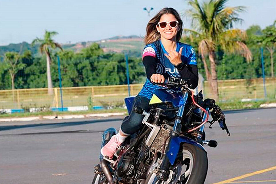 Indy Muñoz era múltiple campeona de motociclismo en Brasil. (Fuente: Instragram Indy Muñoz)