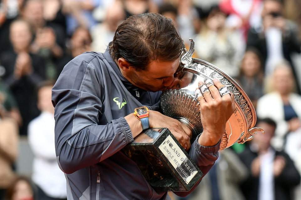 Rafael Nadal, último campeón de Roland Garros. (Fuente: AFP)