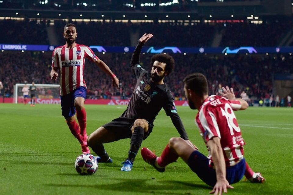El Liverpool-Atlético Madrid fue uno de los últimos partidos disputados en Europa. (Fuente: AFP)