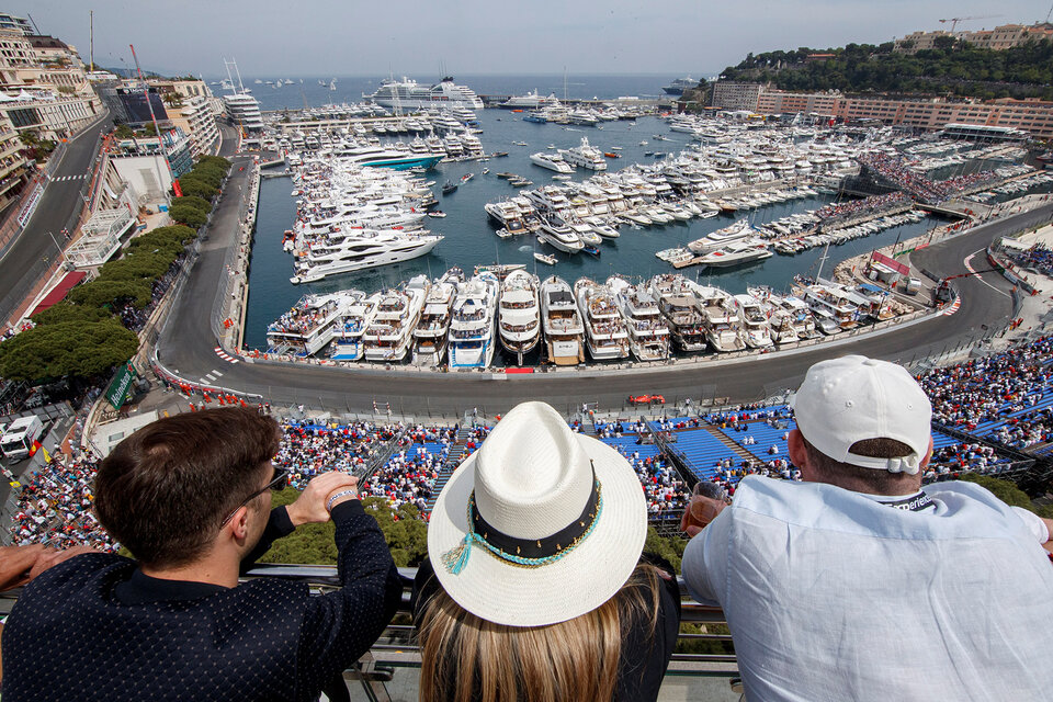 Paisaje del GP de Mónaco. (Fuente: AFP)
