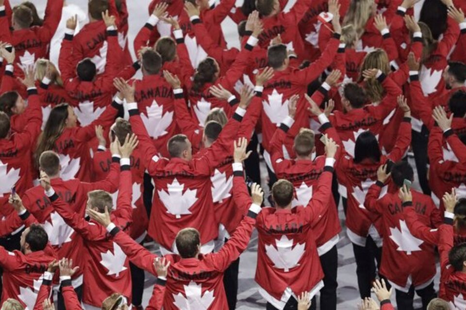 La delegación canadiense durante los últimos Juegos Olímpicos. (Fuente: Comité Olímpico de Canadá)
