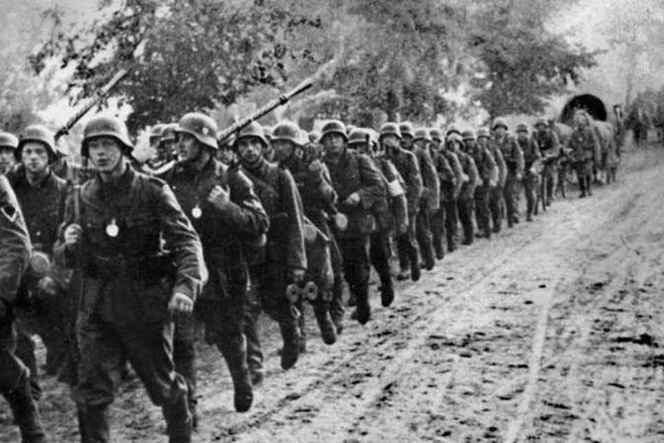 Soldados alemanes durante la invasión polaca de 1939. (Fuente: AFP)