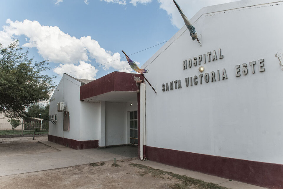 La niña llegó a ser atendida en el hospital de Santa Victoria Este (Fuente: Adrián Pérez)