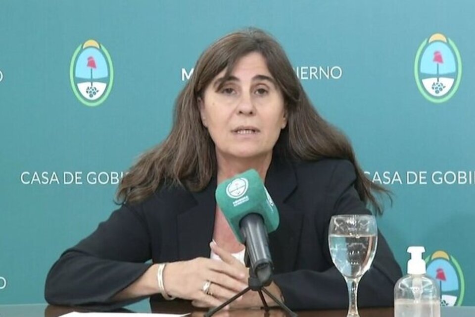 Ana Nadal, ministra de Salud de Mendoza, confirmó el fallecimiento.  (Fuente: Twitter)