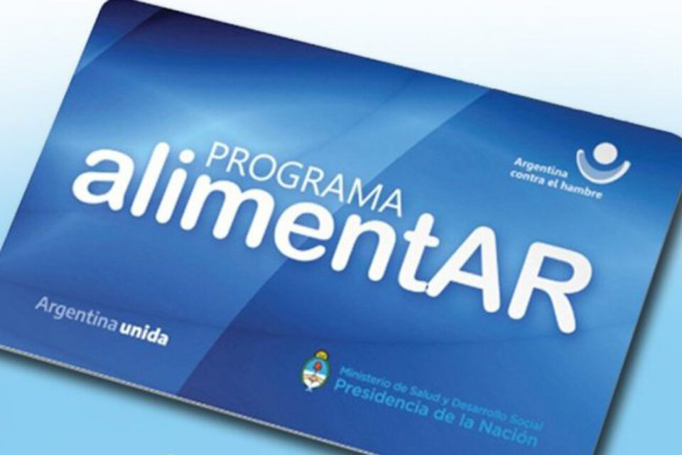 Tarjeta alimentaria: por el coronavirus, será carga... | Página12