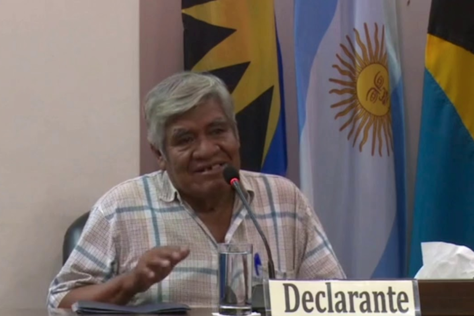 Francisco Pérez, cuando expuso ante la Corte Interamericana 
