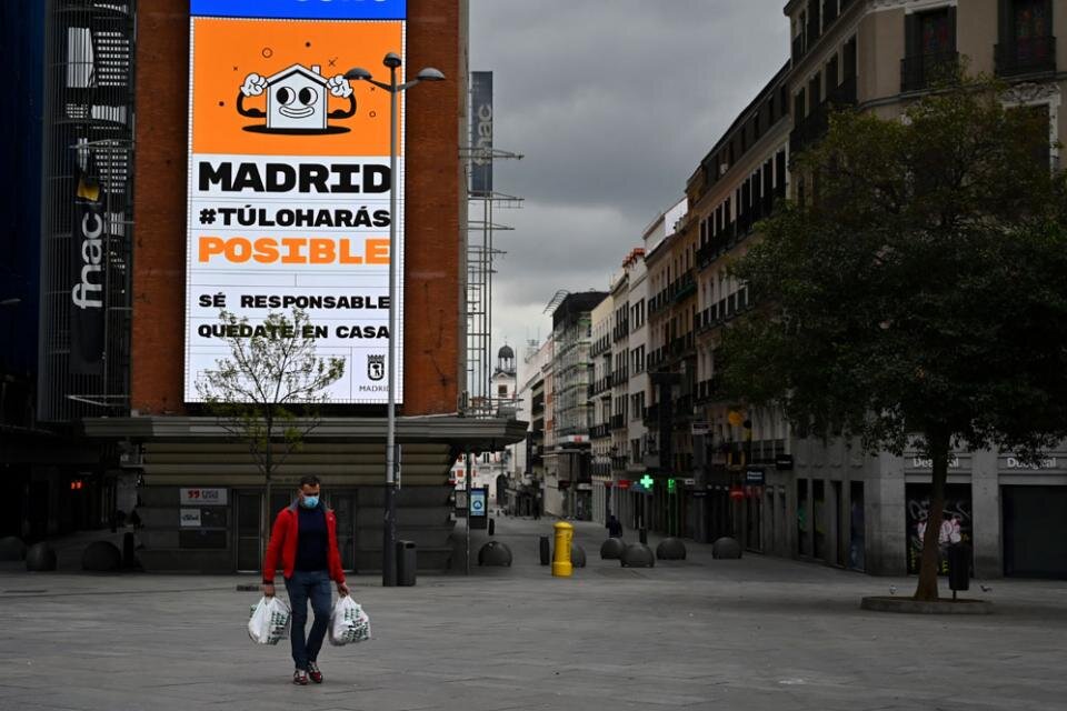 Madrid concentra a la mitad de los infectados. (Fuente: AFP)