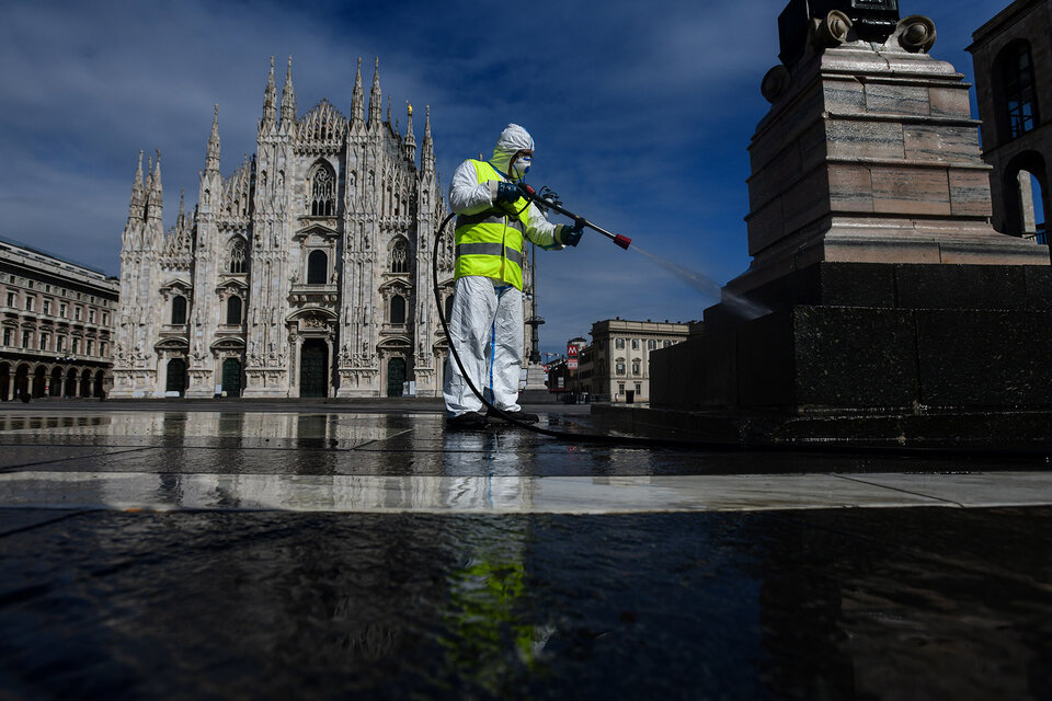 Milán, el corazón económico de Italia.  (Fuente: AFP)