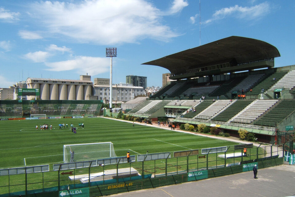 El estadio de Ferro, en Caballito.