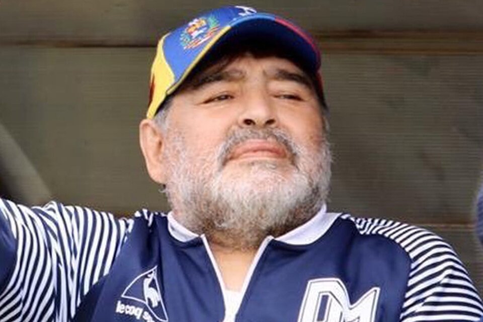 Maradona saludó a los argentinos por las Pascuas (Fuente: Prensa Gimnasia)