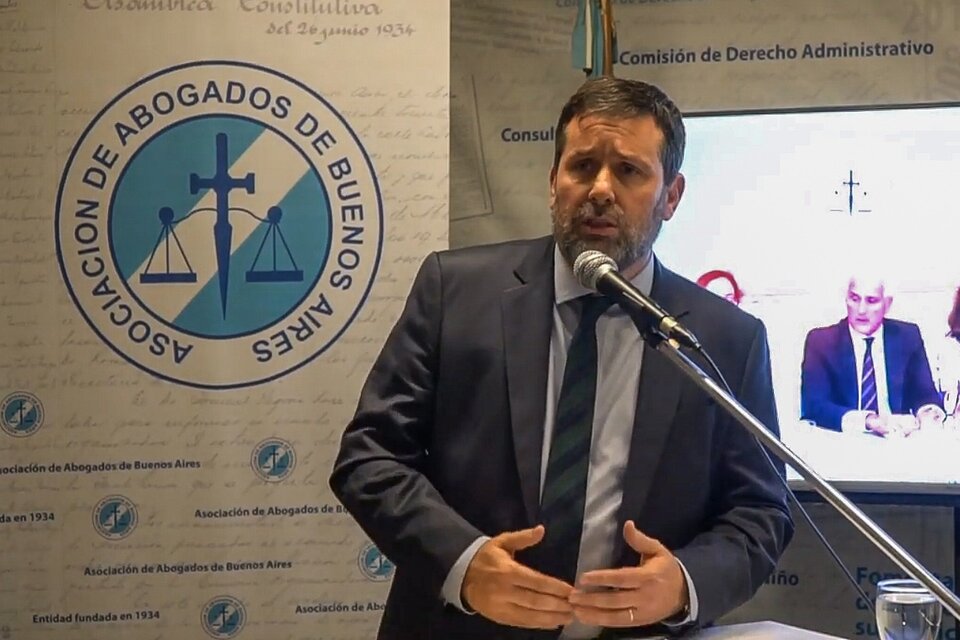 Juan Pablo Zanetta, presidente de la Asociación de Abogados de Buenos Aires.