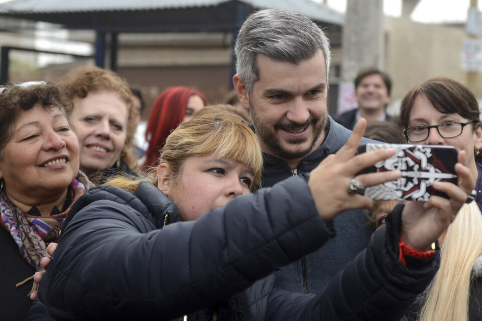 El jefe de Gabinete, Marcos Peña, responsable de la estrategia de campaña. (Fuente: NA)