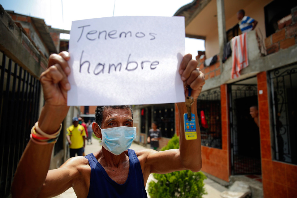 Coronavirus en Colombia: saqueos y protestas en var... | Página12