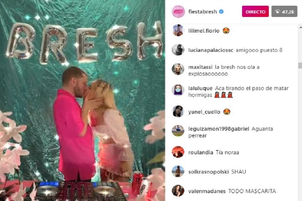 Bresh, la fiesta más pujante de los tiempos previos a la cuarentena, reúne medio millón de manijas en Instagram.