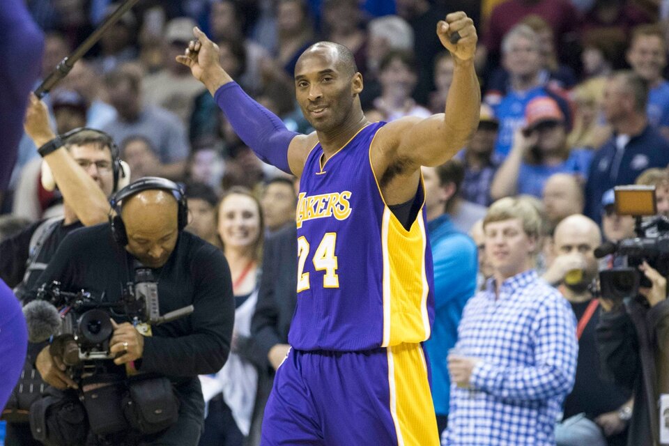 Kobe, leyenda de los Lakers y la NBA. (Fuente: NA)