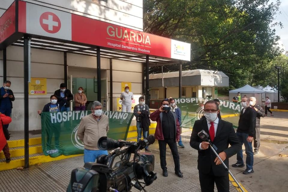 El personal de la salud reclama al gobierno de Rodríguez Larreta ante la falta de elementos para protegerse del coronavirus.