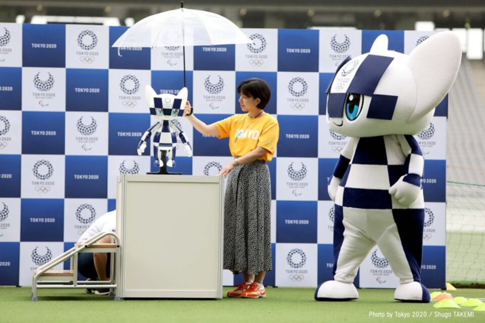 Miraitowa, una de las mascotas oficiales de los Juegos Olímpicos de Tokio 2020. (Fuente: Twitter Tokio 2020)