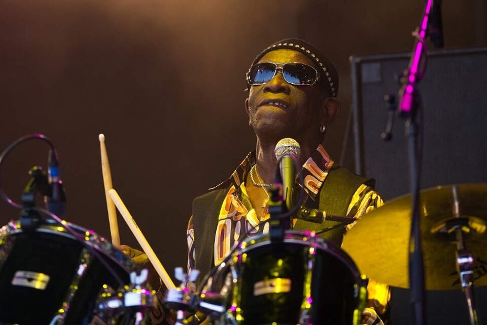 Murió Tony Allen, el baterista clave del afrobeat (Fuente: AFP)