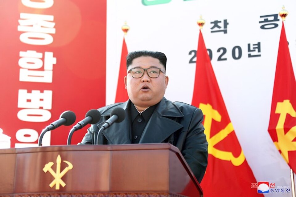 Kim en un acto oficial en marzo pasado.  (Fuente: EFE)