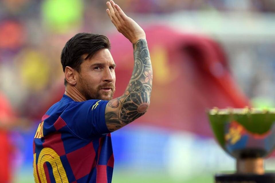 Lionel Messi tiene la posibilidad de decidir en mayo si se quiere quedar o se quiere ir del Barcelona. (Fuente: AFP)