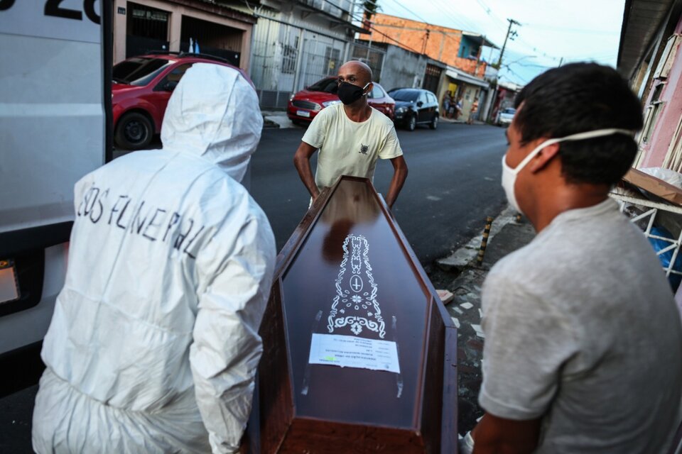 San Pablo y Río de Janeiro son los estados brasileños más afectados por la pandemia. (Fuente: AFP)