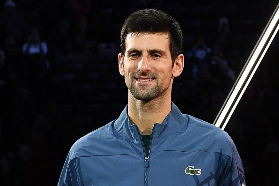 El número uno del ranking Novak Djokovic. (Fuente: AFP)