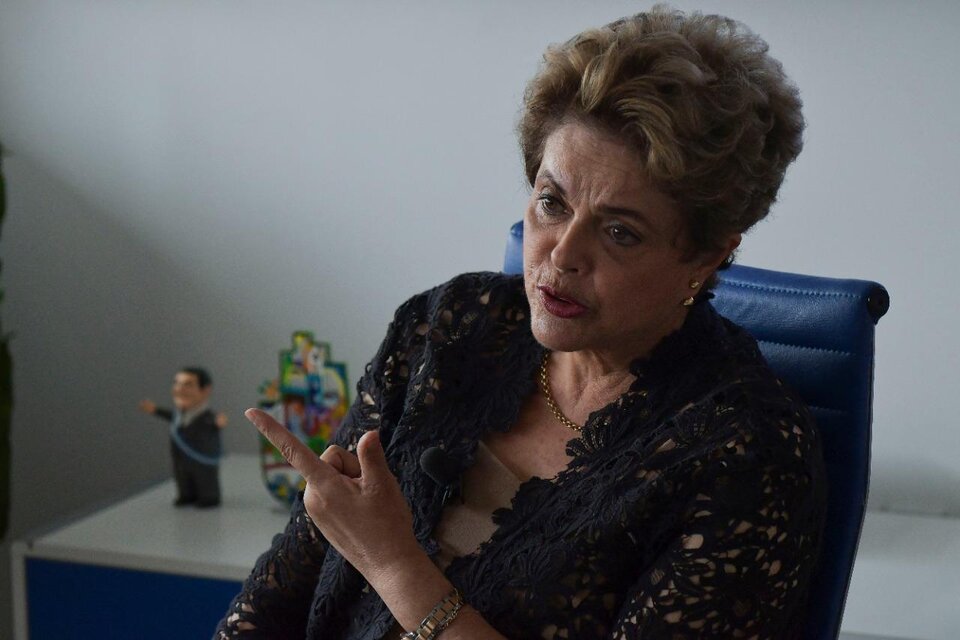 Dilma Rousseff, derrocada por un golpe parlamentario hace cuatro años. (Fuente: Adrián Pérez)