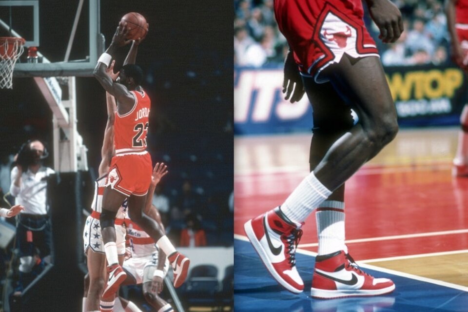 Las icónicas Air Jordan, las primeras zapatillas que inmortalizó el astro de los Bulls. (Fuente: AFP)