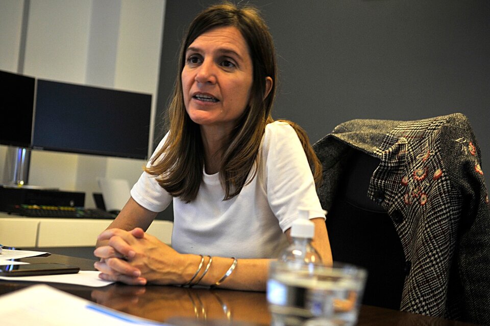 La directora de la Anses, Fernanda Raverta, trabaja para que la institución esté más cerca del afiliado. (Fuente: Sandra Cartasso)