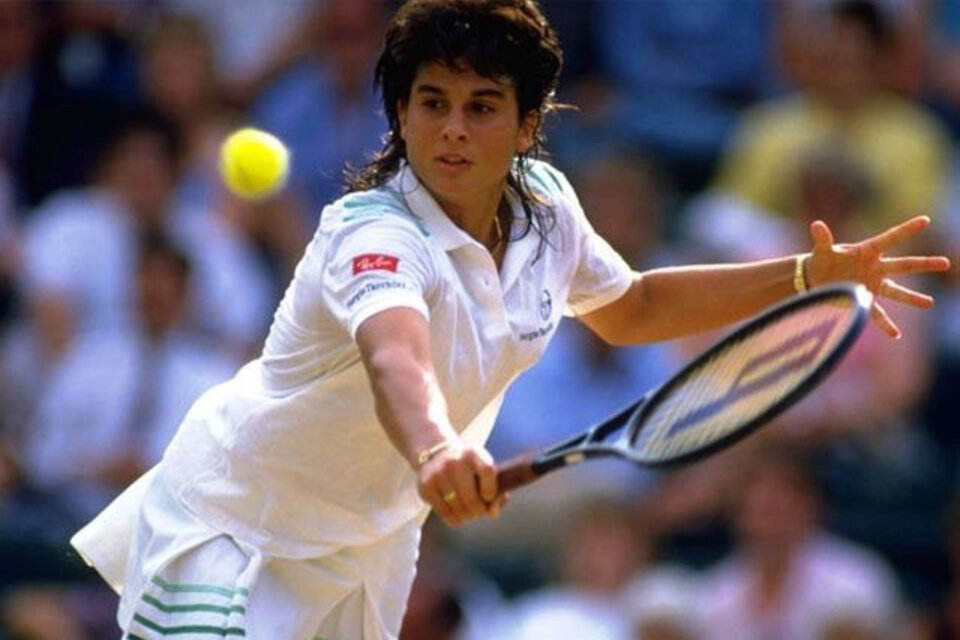 Gabriela Sabatini, la mejor tenista argentina de todos los tiempos. (Fuente: Télam)
