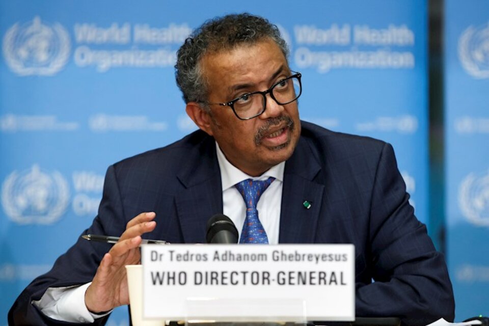 Tedros Adhanom Ghebreyesus, director general de la OMS.  (Fuente: EFE)